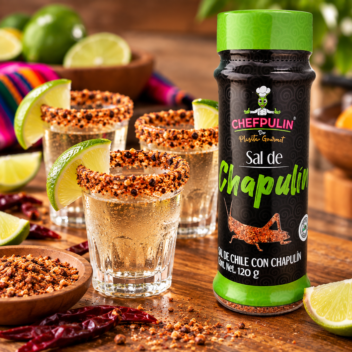 Sal de Chapulín Chefpulin 120 g