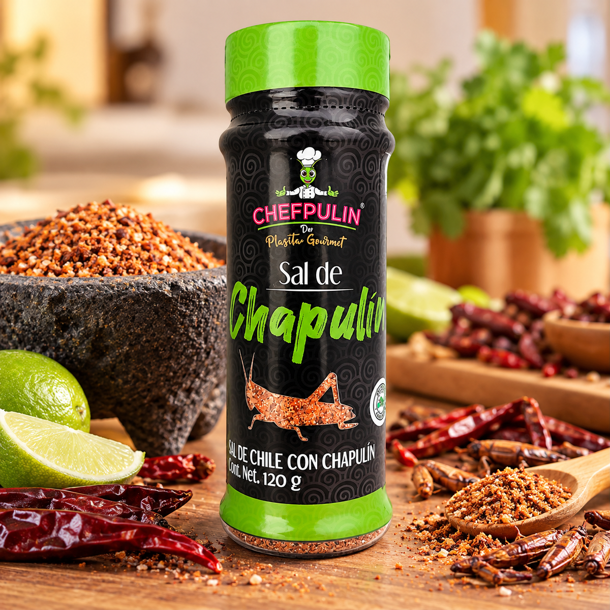 Sal de Chapulín Chefpulin 120 g