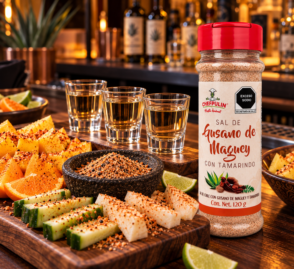 Sal de Gusano de Maguey con Tamarindo Chefpulin 120 g
