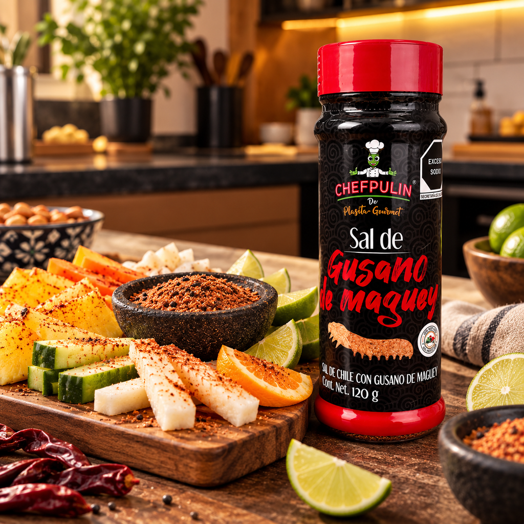 Sal de Gusano de Maguey Chefpulin 120 g